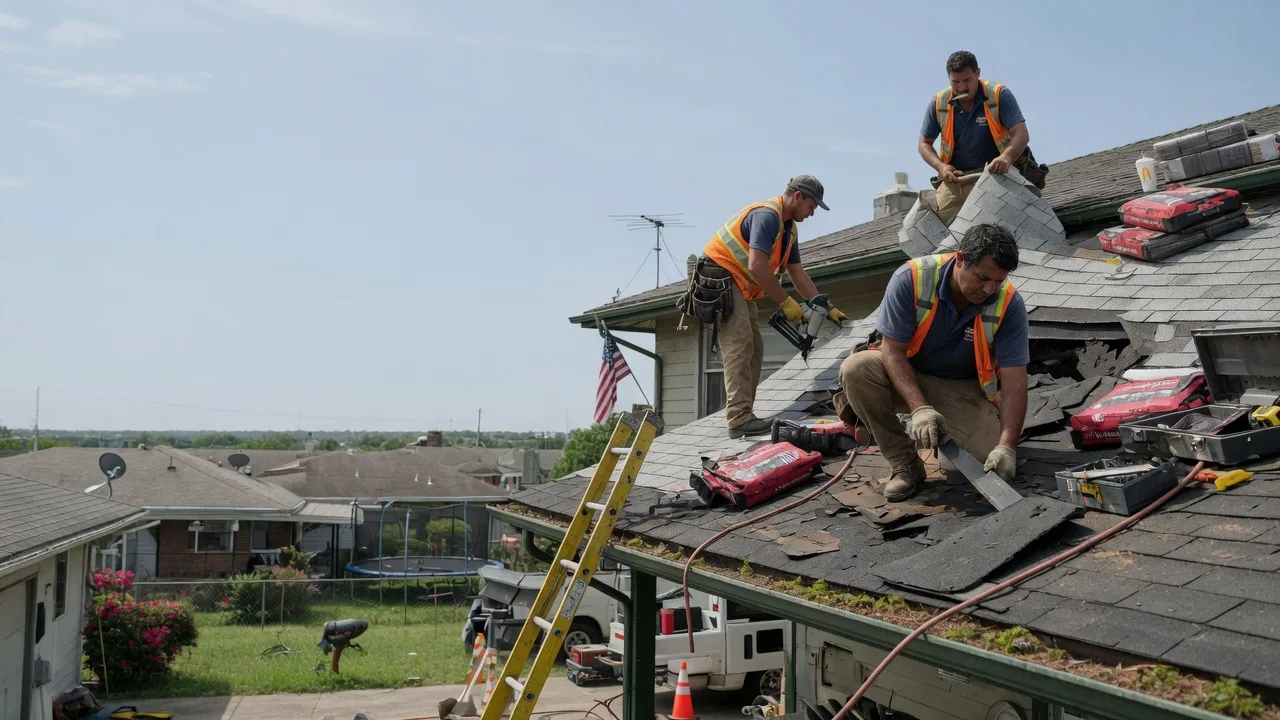 Roof Repair in Holdenville, OK near me